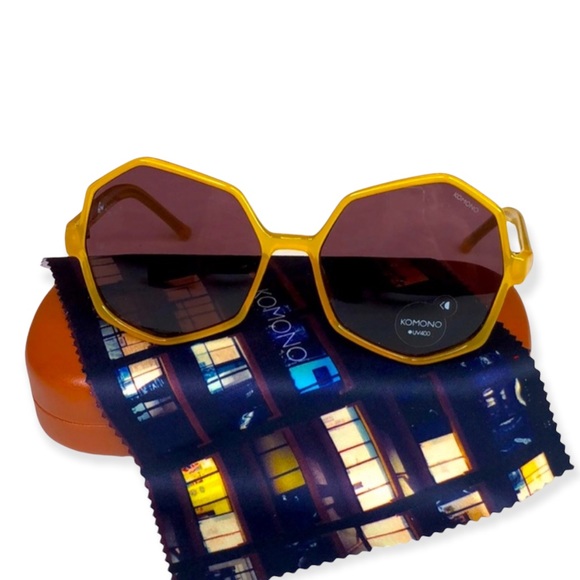 KOMONO Bonnie Milky Honey Sunglasses (NEW) - Picture 2 of 13